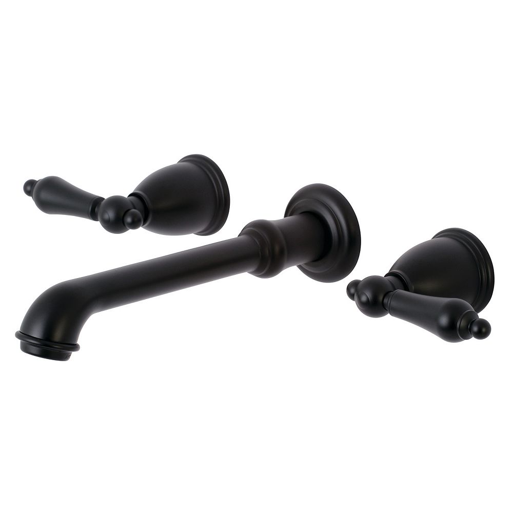Kingston Brass English Country WallMount 2Handle Bathroom Faucet in
