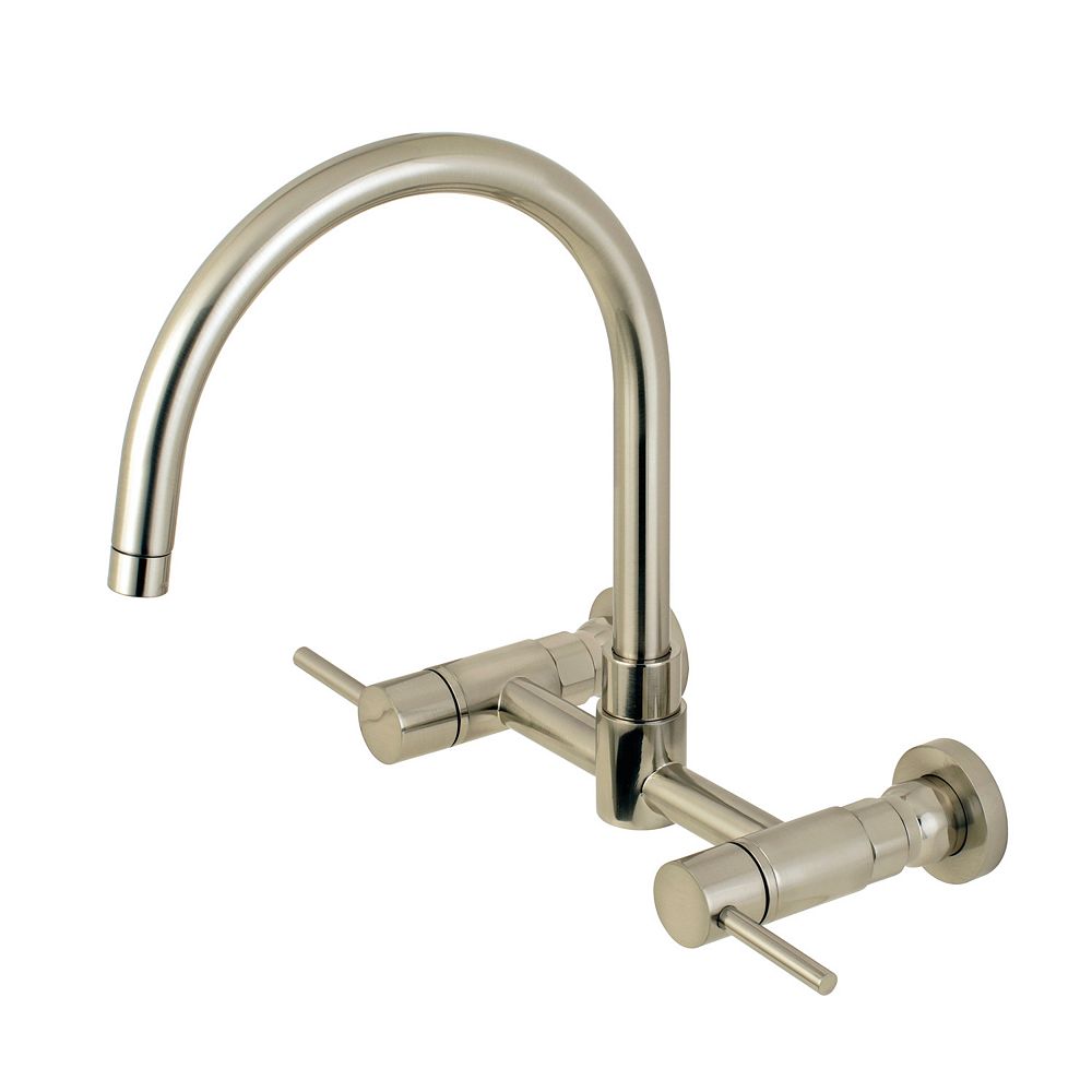 Kingston Brass Concord 2Handle WallMount Standard Kitchen Faucet in