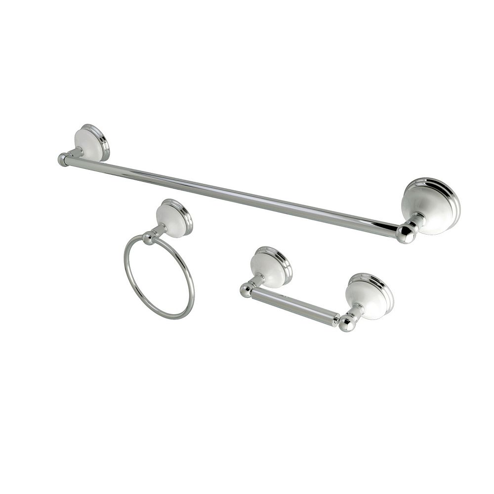 Kingston Brass Victorian 3-Piece Bath Hardware Set in ...