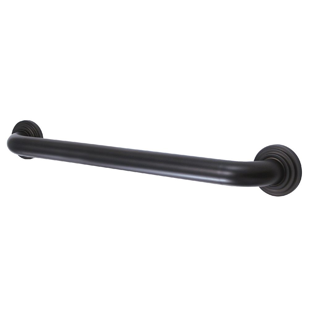 Kingston Brass Milano 18 in. x 1-1/4 in. Grab Bar in Oil Rubbed Bronze ...