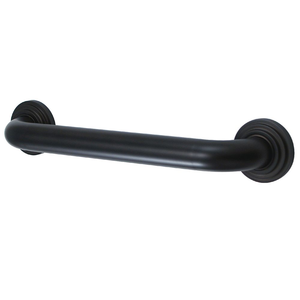 Kingston Brass Milano 24 in. x 1-1/4 in. Grab Bar in Oil Rubbed Bronze ...