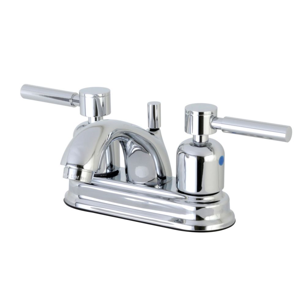 Kingston Brass Modern 4 In Centerset 2 Handle Bathroom Faucet In   P 1001508241 