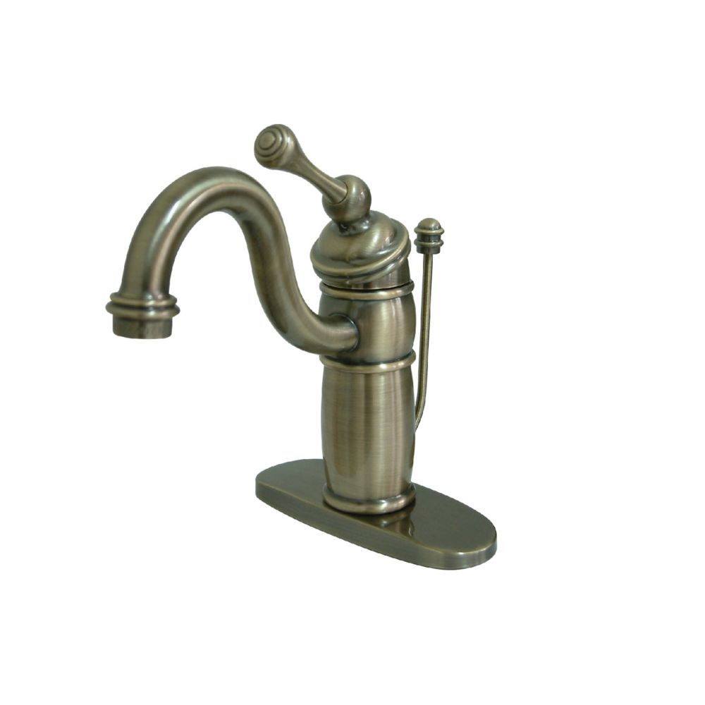 Kingston Brass Victorian Single Hole Single-Handle Bathroom Faucet In ...