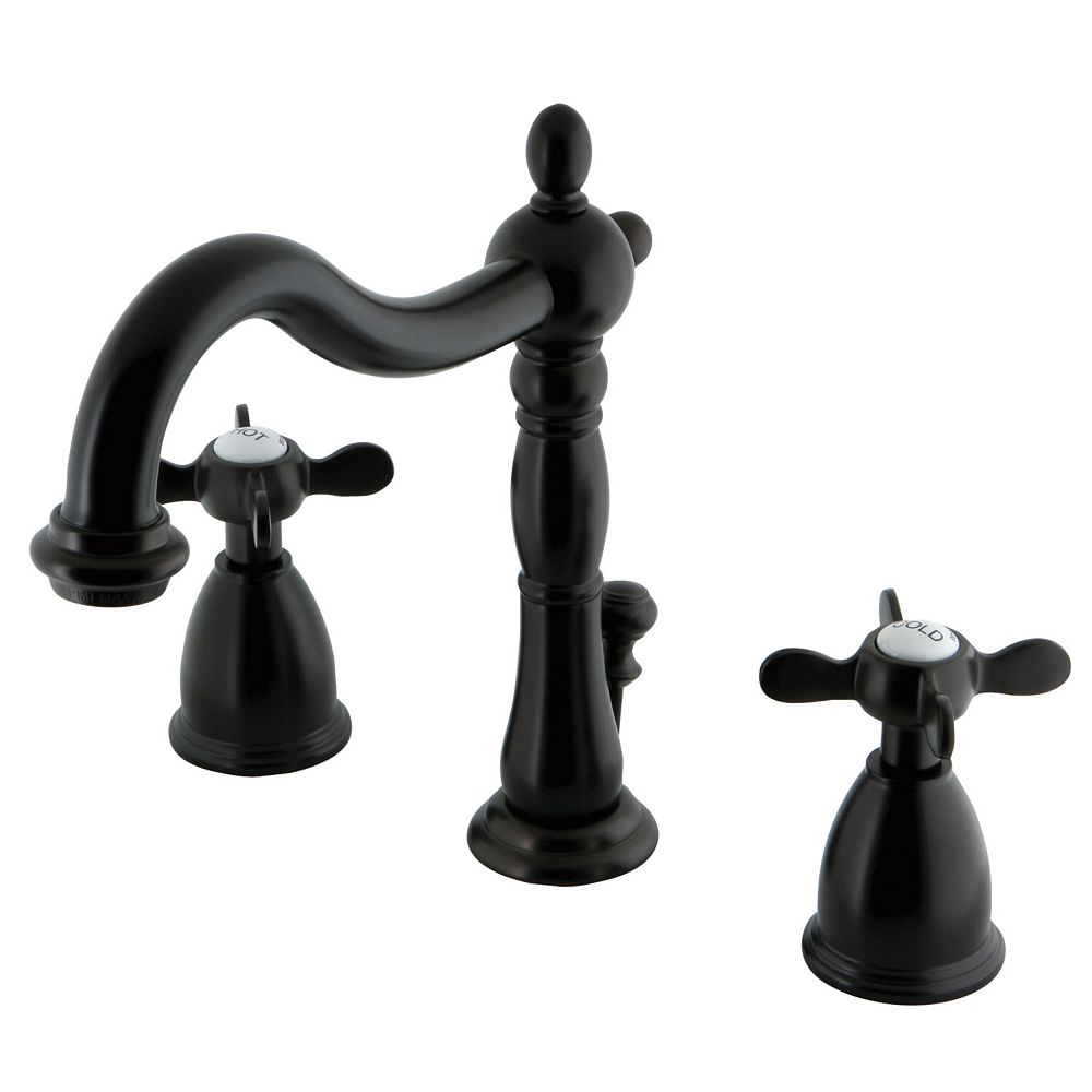 Kingston Brass Victorian Cross 8 in. Widespread 2Handle Bathroom