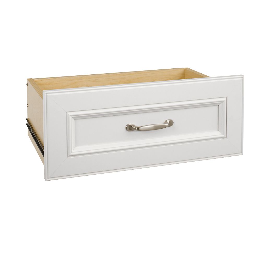 ClosetMaid Impressions 25 in. White Wide Standard Drawer Kit The Home