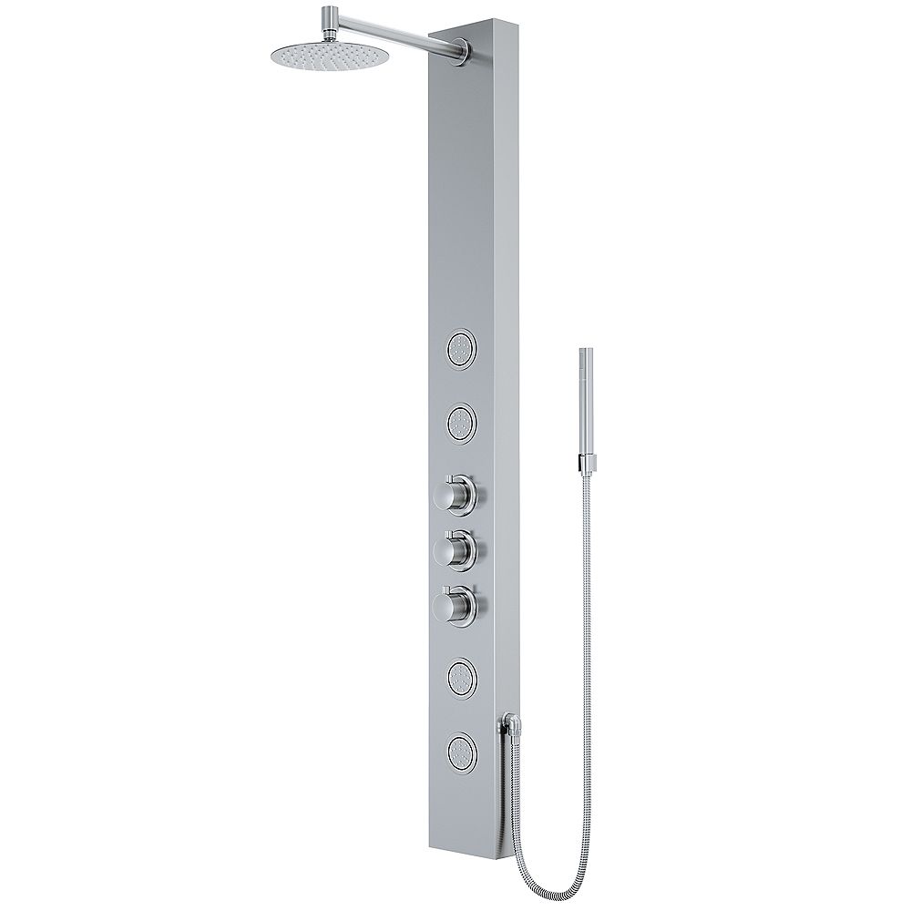 VIGO Ellington 59 in. 4Jet High Pressure Shower Panel System with