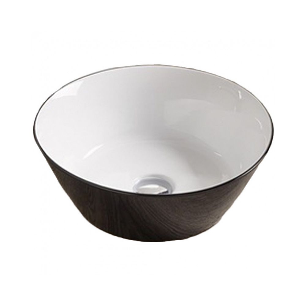 American Imaginations 5.83inch H Black Bathroom Sink The Home Depot