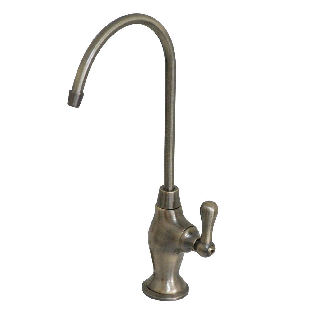Kingston Brass Drinking Water Filtration Faucet in Vintage Brass The Home Depot Canada