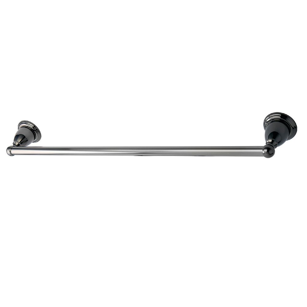 Kingston Brass Onyx 24 in. Towel Bar in Black Stainless Steel The Home Depot Canada