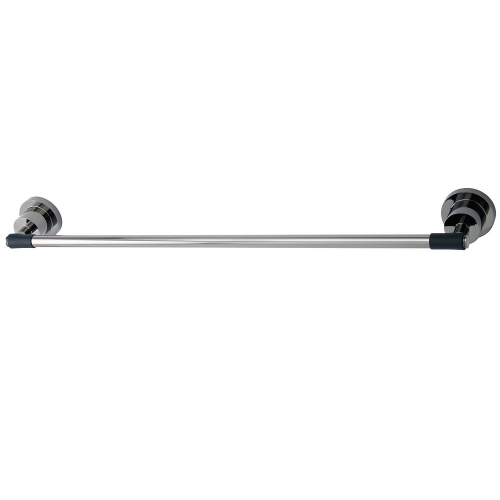 Kingston Brass Modern 18 in. Towel Bar in Black Stainless Steel The Home Depot Canada