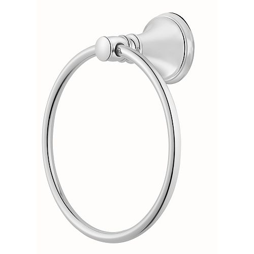 MOEN Genta Towel Ring in Chrome The Home Depot Canada