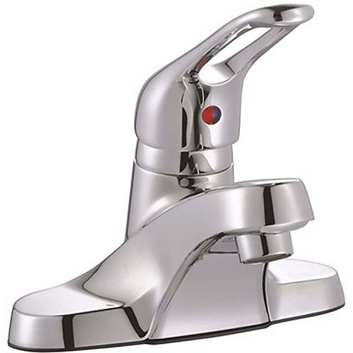 Bayview 4 inch Centerset Single-Handle Bathroom Faucet With Drain In Chrome