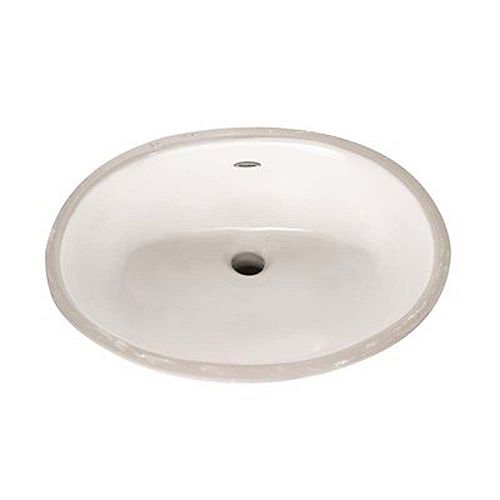 Ovalyn Undermount Bathroom Sink In White