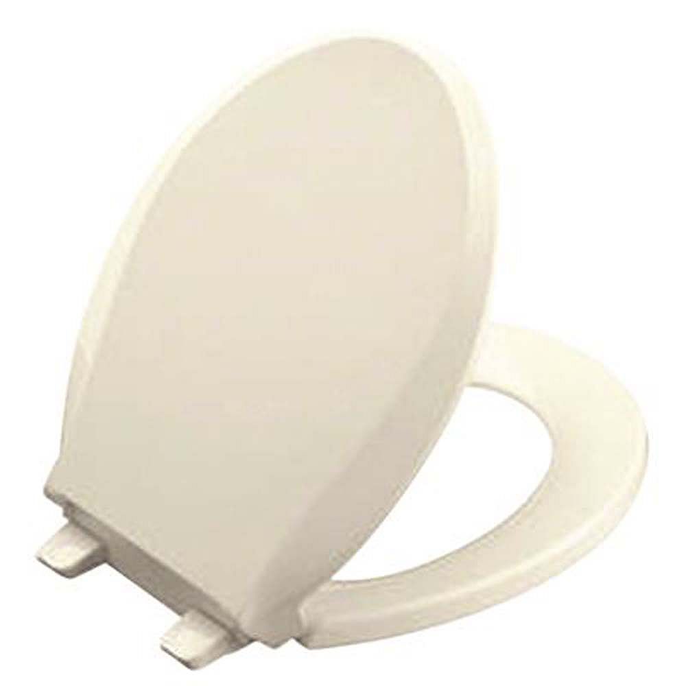 KOHLER Cachet QuietClose Elongated Closed Front Toilet Seat With Grip