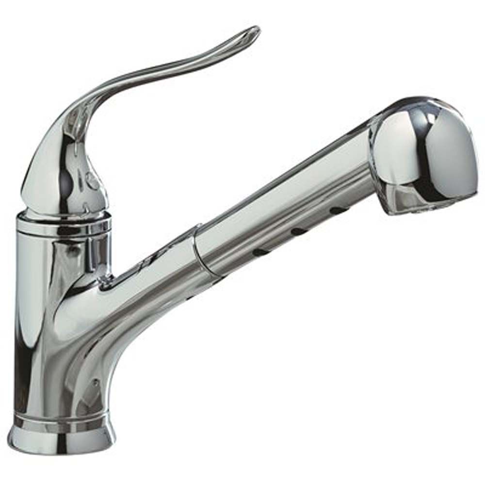 KOHLER Single Handle Pull Out Sprayer Kitchen Faucet With Masterclean   P 1001512496 