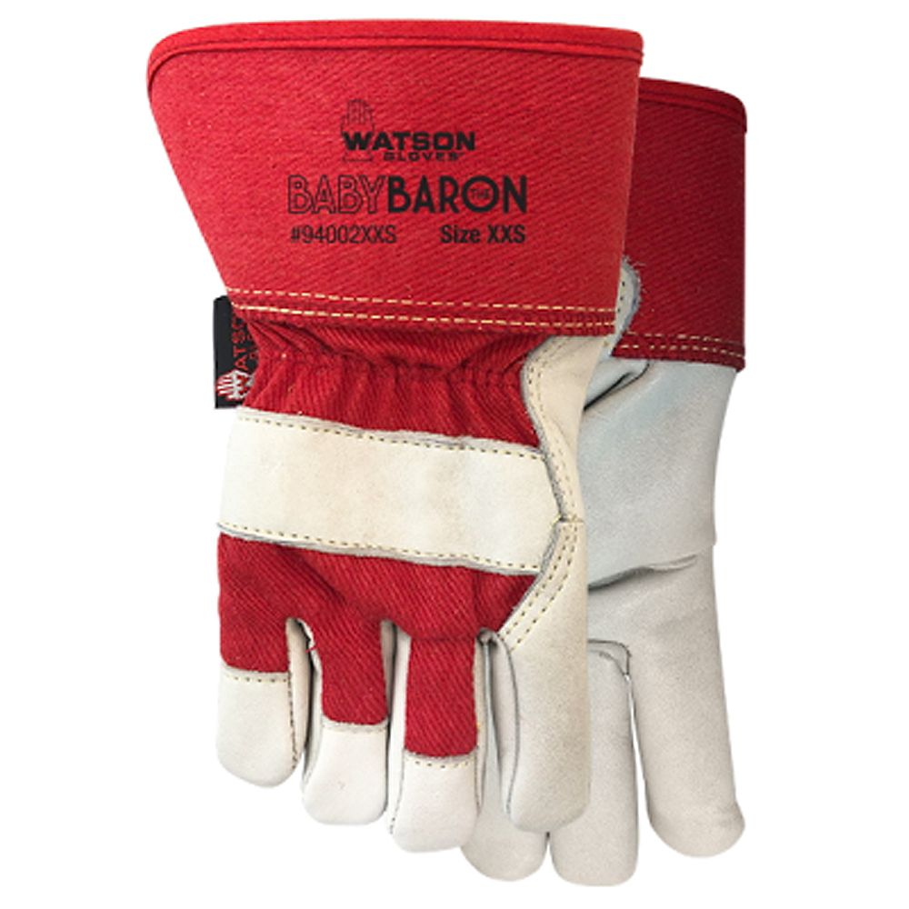 Watson Gloves Cowhide Leather & Cotton Fleece Lining Winter Kids Gloves
