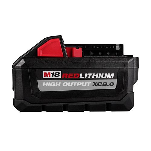 M18 18V Lithium-Ion Extended Capacity (XC) HIGH OUTPUT 8.0 Ah REDLITHIUM Battery Pack