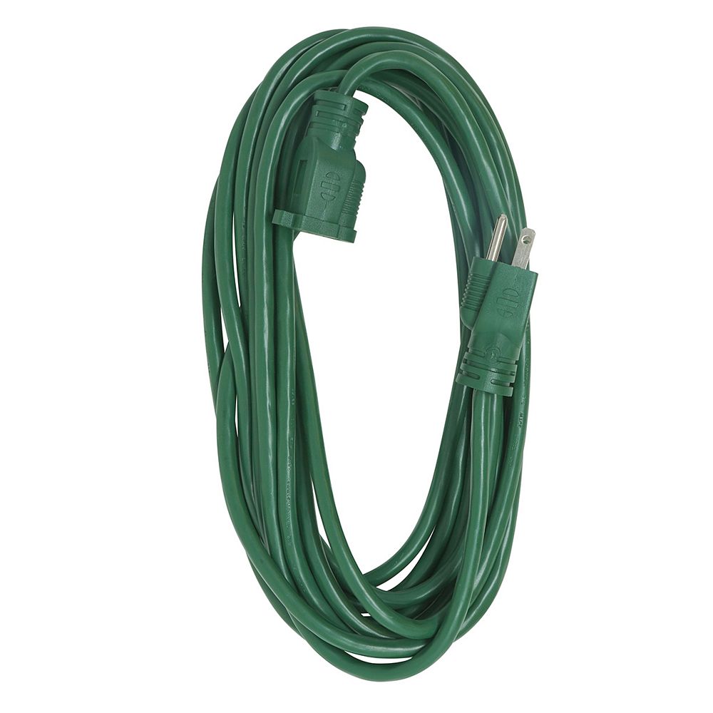 Woods Outdoor Extension Cord 25 ft. 13 Amp 125-Volt 1 Outlet 16 Gauge ...