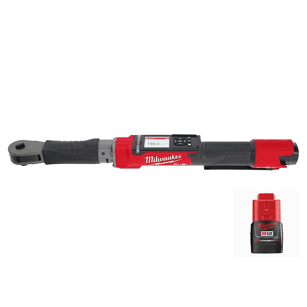 Milwaukee Tool M12 Fuel One Key 12v Li Ion Brushless 3 8 Inch Digital Torque Wrench Kit W The Home Depot Canada