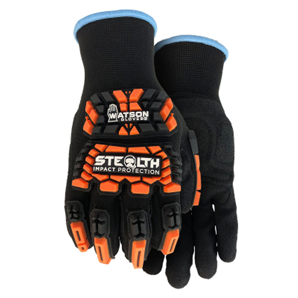 Watson Gloves Impact Resistant Work Gloves with Sandy Nitrile Coating