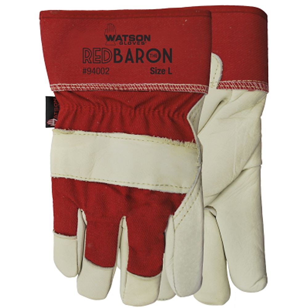 Watson Gloves Heavy Sherpa Lining FullGrain Cowhide Leather Combo