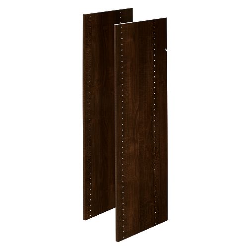 Closet Evolution 48-inch Vertical Panels in Espresso (2-Pack)