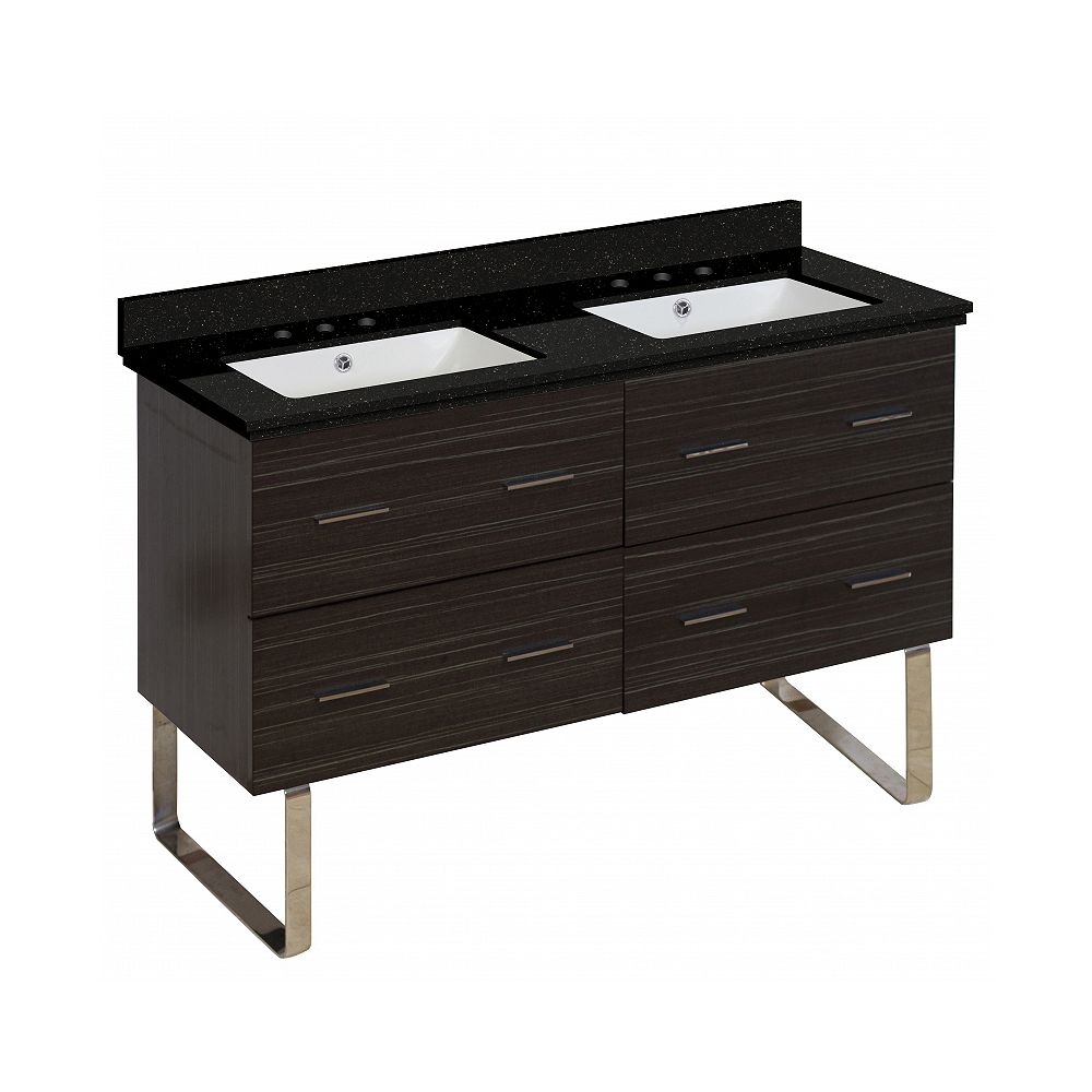 American Imaginations 475 Inch W Modern Grey Vanity Set The Home Depot Canada