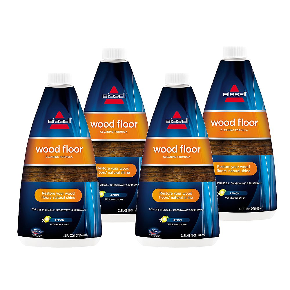 Bissell Wood Floor Formula for CrossWave® 4 Pack of 32 oz. Bottles