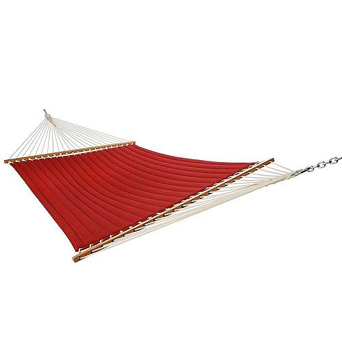 13 ft. Quilted Hammock in Red