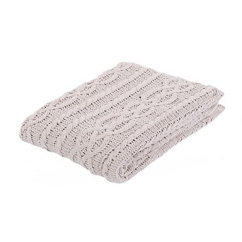 Knitted Chenille Light Weight soft and Coxy Throw/Blanket, 50"x60"