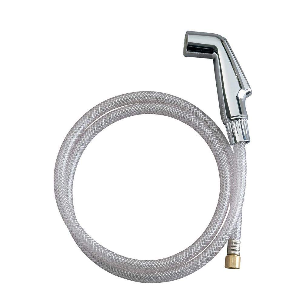 KOHLER Kitchen Faucet Side Spray With Hose in Polished Chrome | The Home Depot Canada