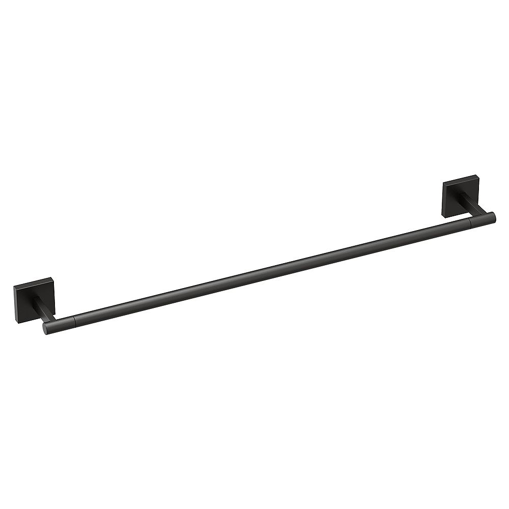 MOEN Triva 24-inch towel bar in matte black from The Home Depot Canada