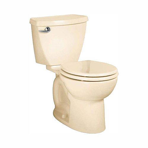 American Standard Cadet 3 FloWise 2-Piece 1.28 GPF Single Flush Round Front Toilet in Bone