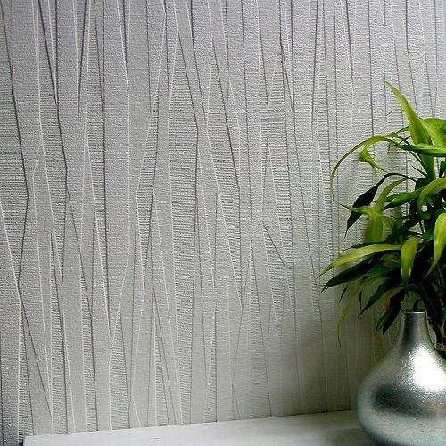 Folded Paper Paintable Textured Vinyl Wallpaper