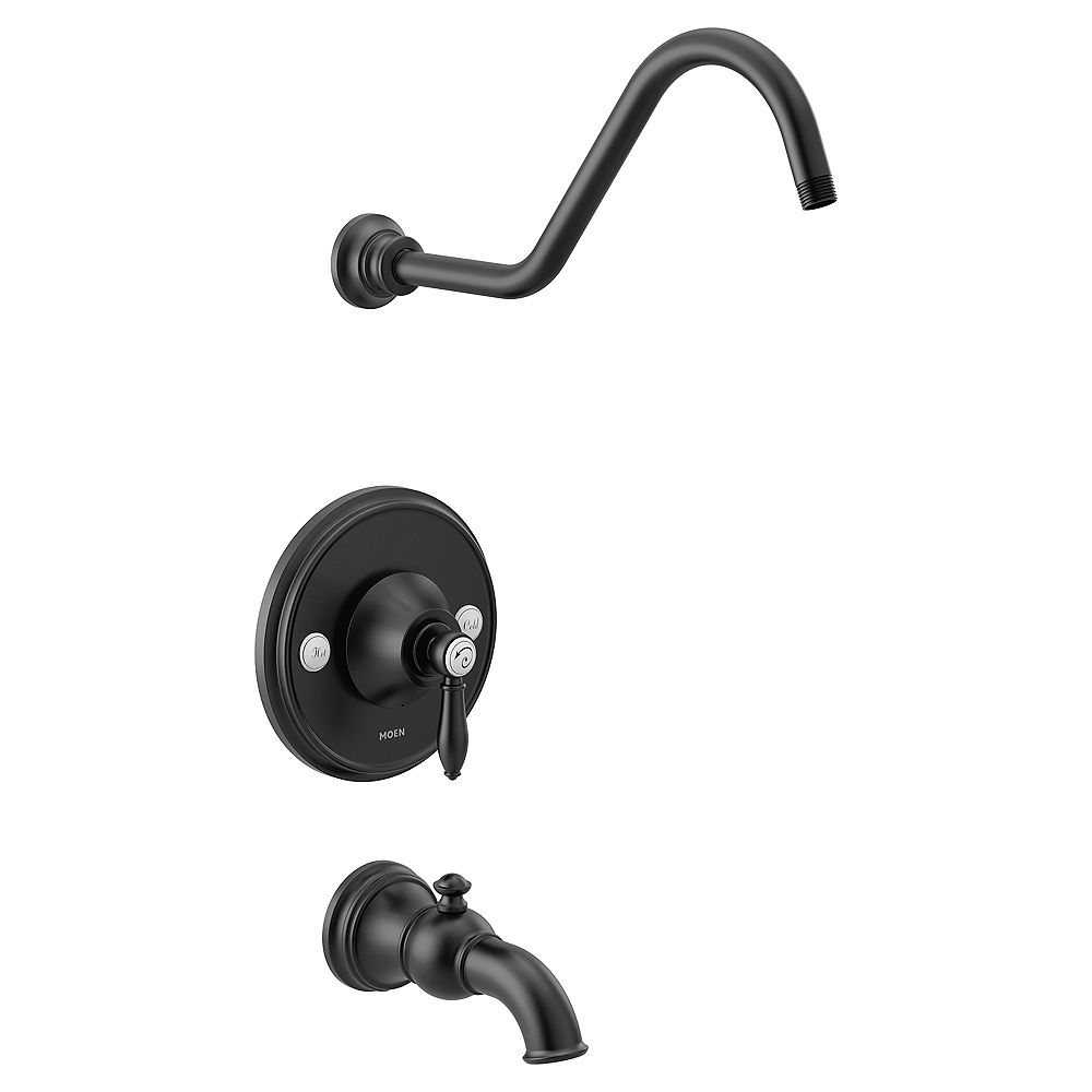 MOEN Weymouth Moentrol Tub / Shower Nh In Matte Black (Valve Sold