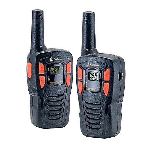 Cobra MicroTALK 25 km, 22 Channel FRS/GMRS Two Way Radio / Walkie Talkie - 2 Pack