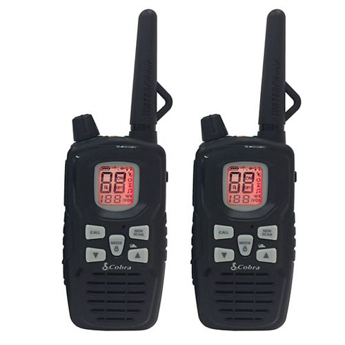 MicroTALK 65 Km, 22 Channel FRS/GMRS Two Way Radio / Walkie Talkie - 2 Pack