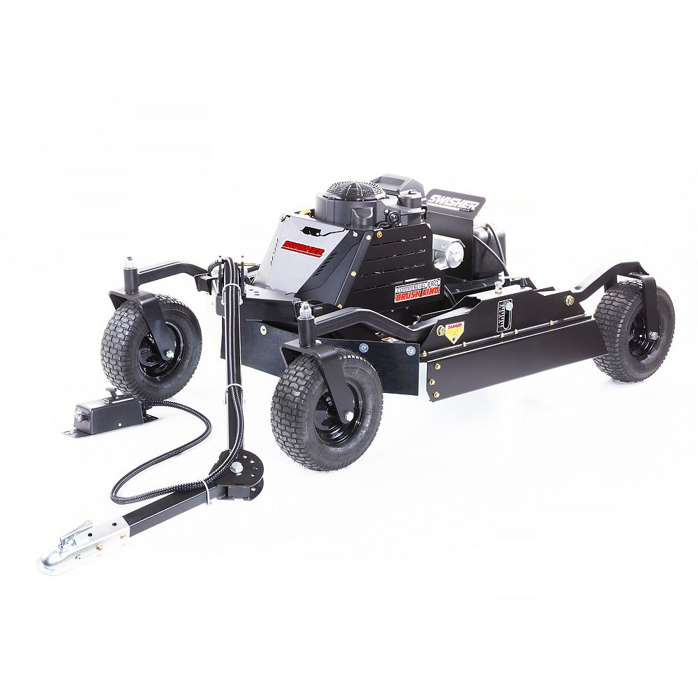 Swisher Brush King Commercial 44inch 14.5 HP Kawasaki 4 Wheeled Tow Behind Rough Cut Trai