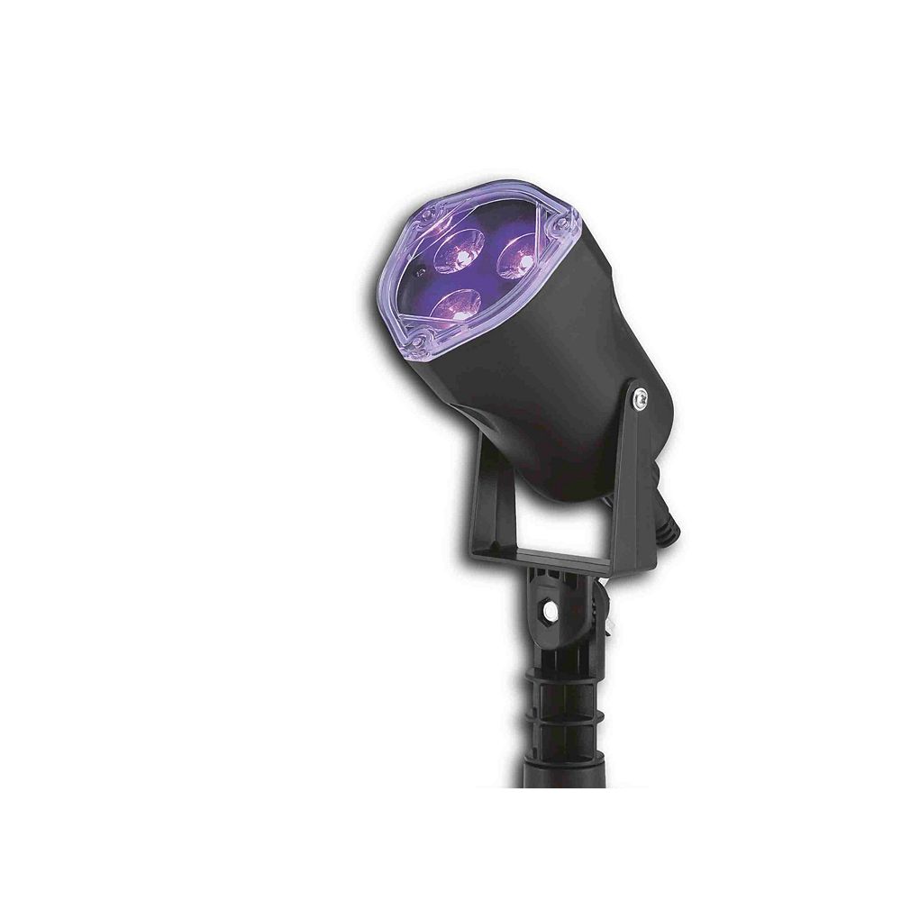 Home Accents Halloween 8.7inch Purple LED Spotlight The Home Depot