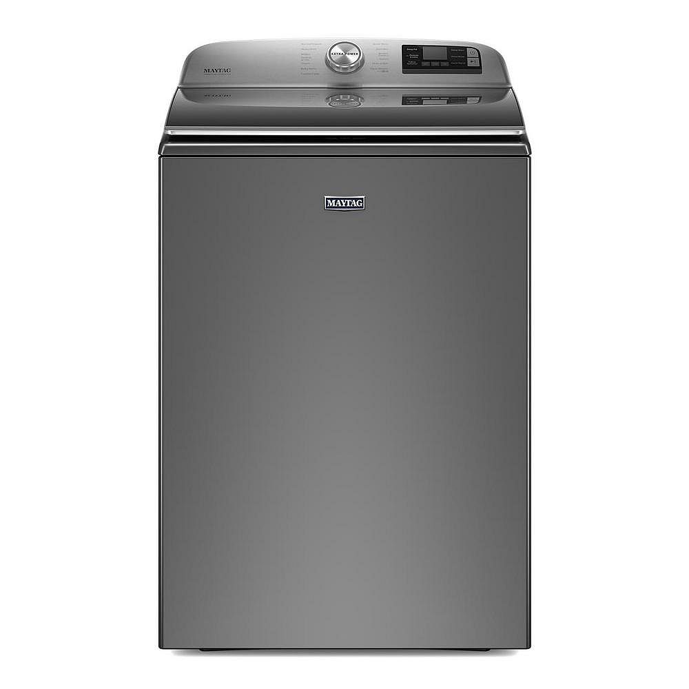 maytag-6-0-cu-ft-smart-top-load-washer-with-extra-power-button-in-metallic-slate-the-home