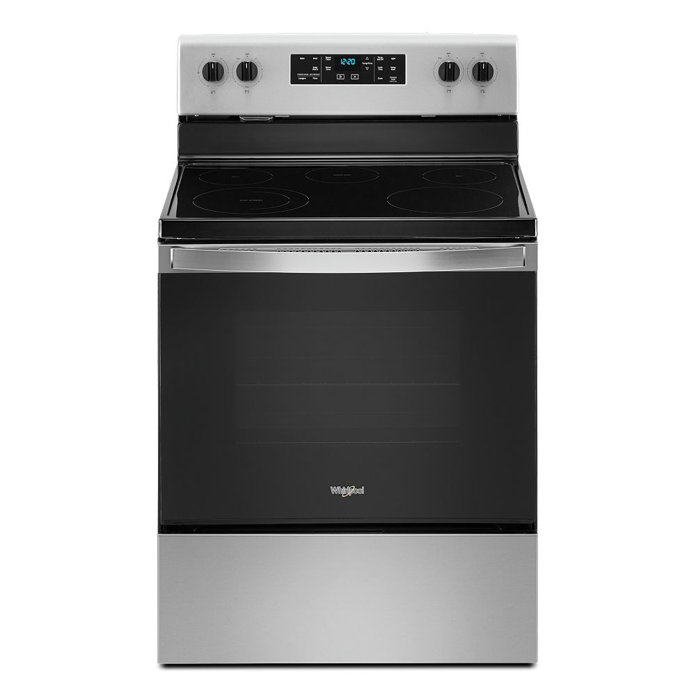 whirlpool electric self cleaning stove