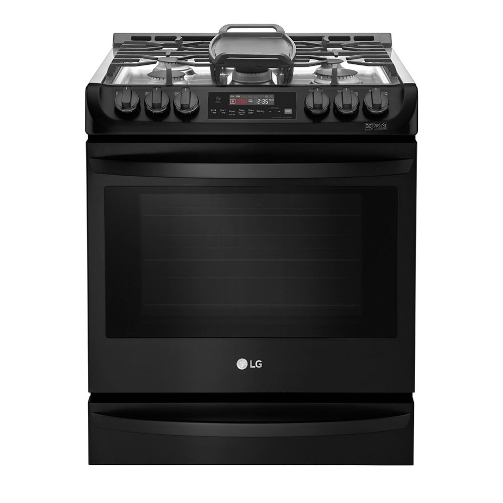 LG Electronics 6.3 cu. ft. Smart Gas SlideIn Range with ProBake