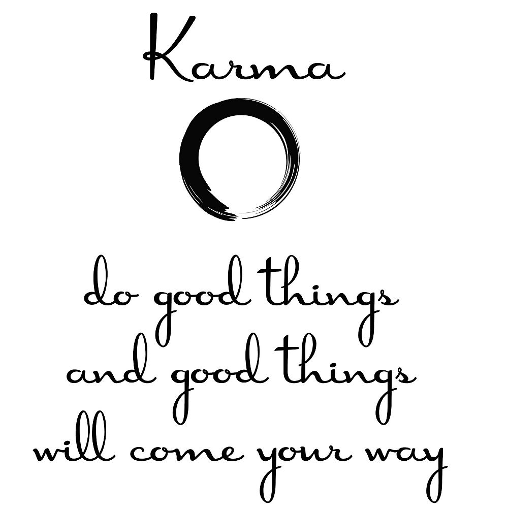 Wallpops Karma Wall Quote The Home Depot Canada