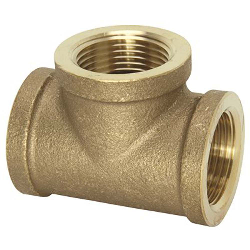 Proplus Brass Tee, Lead Free The Home Depot Canada