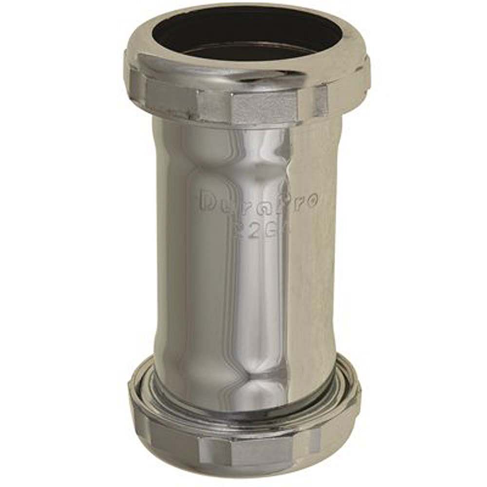 PREMIER Brass Coupling 11/2 inch Chrome Plated Slip Joint The Home