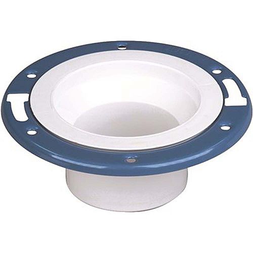 4 inch X 3 inch Pvc Dwv Adjustable Metal Ring Closet Flange