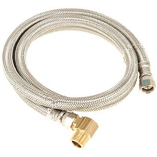 3/8 inch Compression X 3/8 inch Compression Braided Stainless Steel Dishwasher Connector