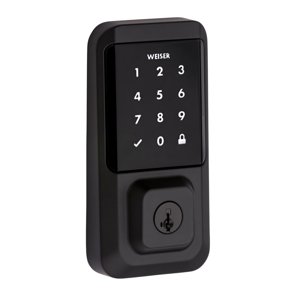 Weiser Halo Wifi Touchscreen Keyless Entry Smart Lock In Black | The ...