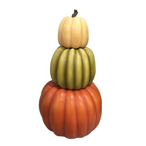 3-Piece Pumpkin Set Fall Harvest Thanksgiving Decoration