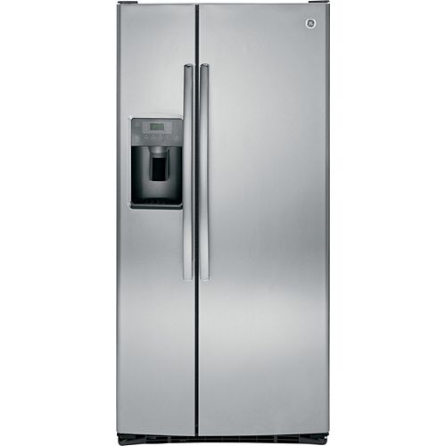 23.2 Cu. ft. Standard Depth Side-by-Side Refrigerator with Dispenser in Stainless Steel